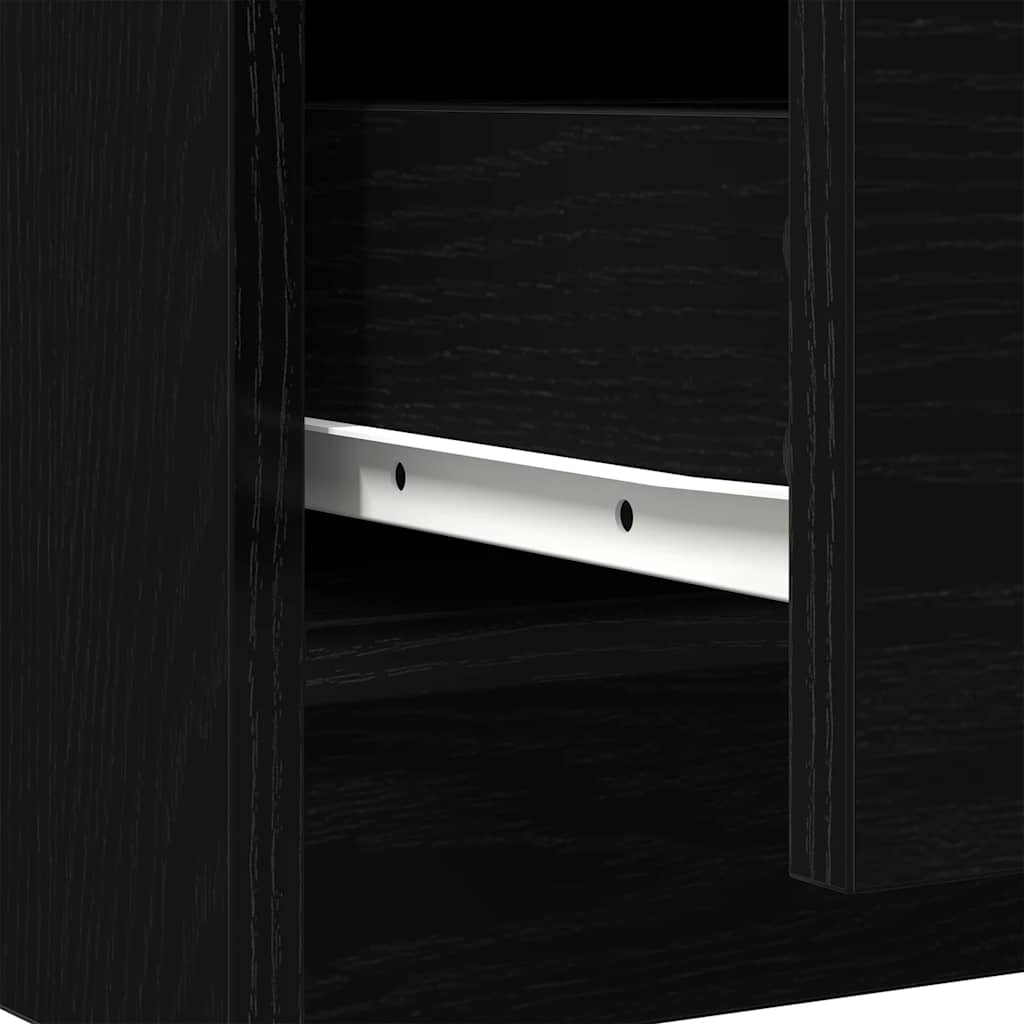 Aparador c/ gaveta derivados de madeira carvalho preto