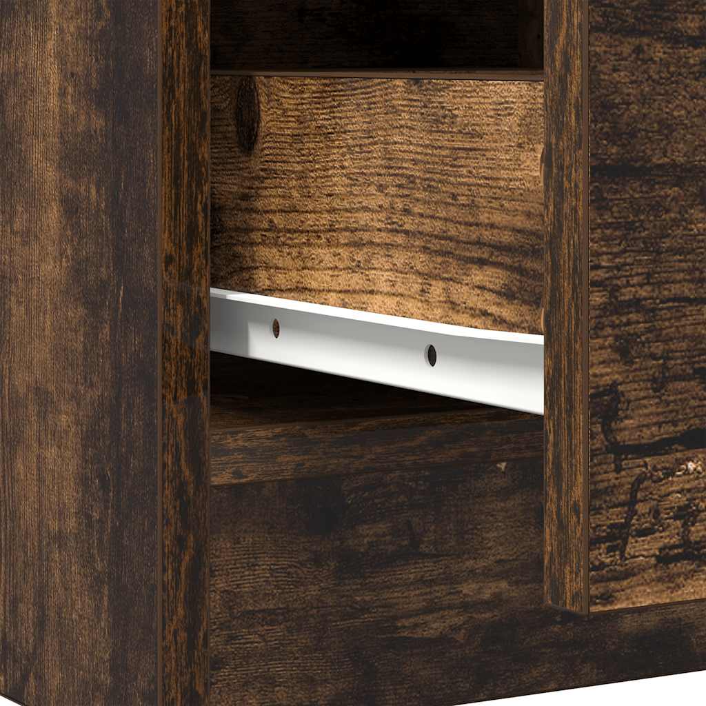 Aparador c/ gaveta derivados de madeira carvalho fumado