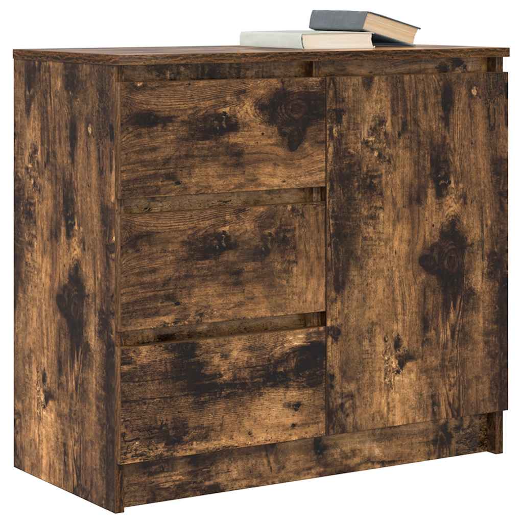 Aparador c/ gaveta derivados de madeira carvalho fumado