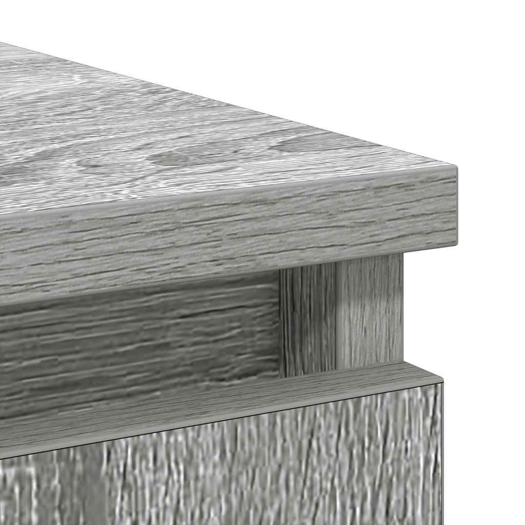 Aparador c/ gaveta derivados de madeira sonoma cinzento