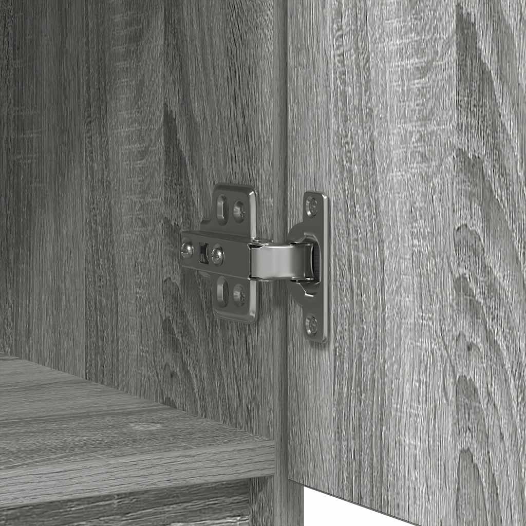 Aparador c/ gaveta derivados de madeira sonoma cinzento