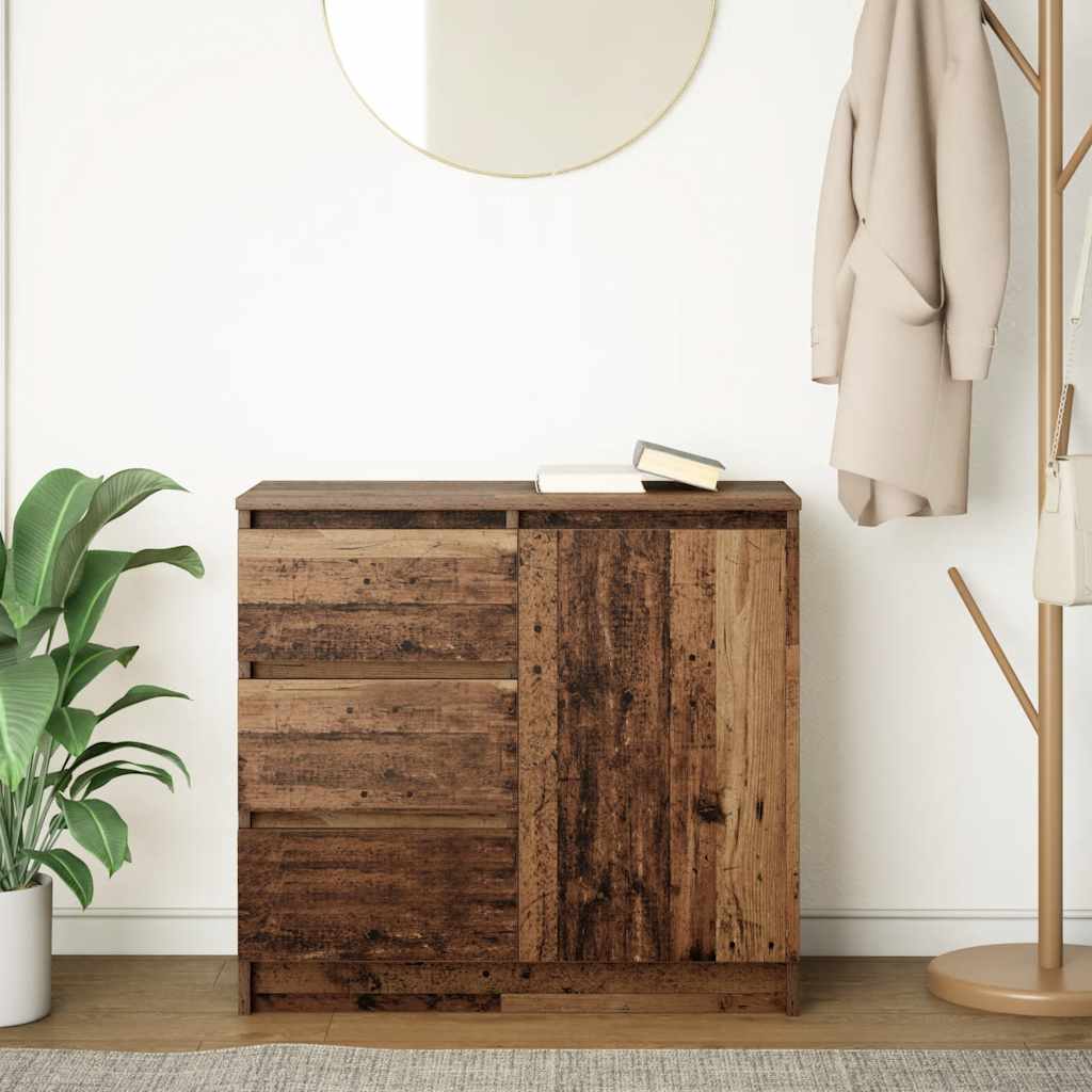 Aparador c/ gaveta derivados de madeira madeira velha