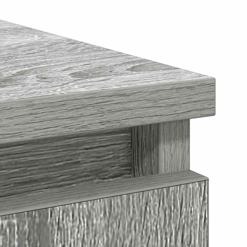 Aparador com gavetas derivados de madeira sonoma cinzento