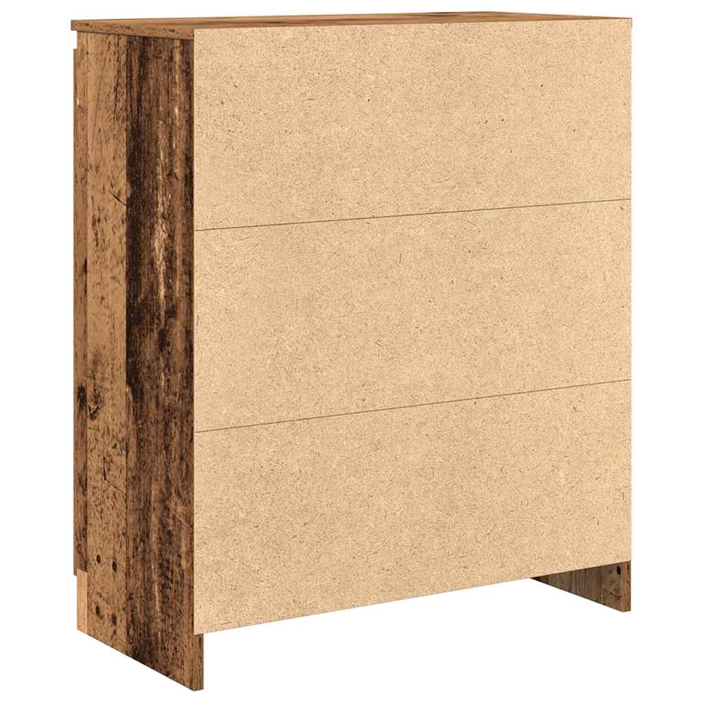 Aparador com gavetas 71x35x84 cm deriv. madeira madeira velha