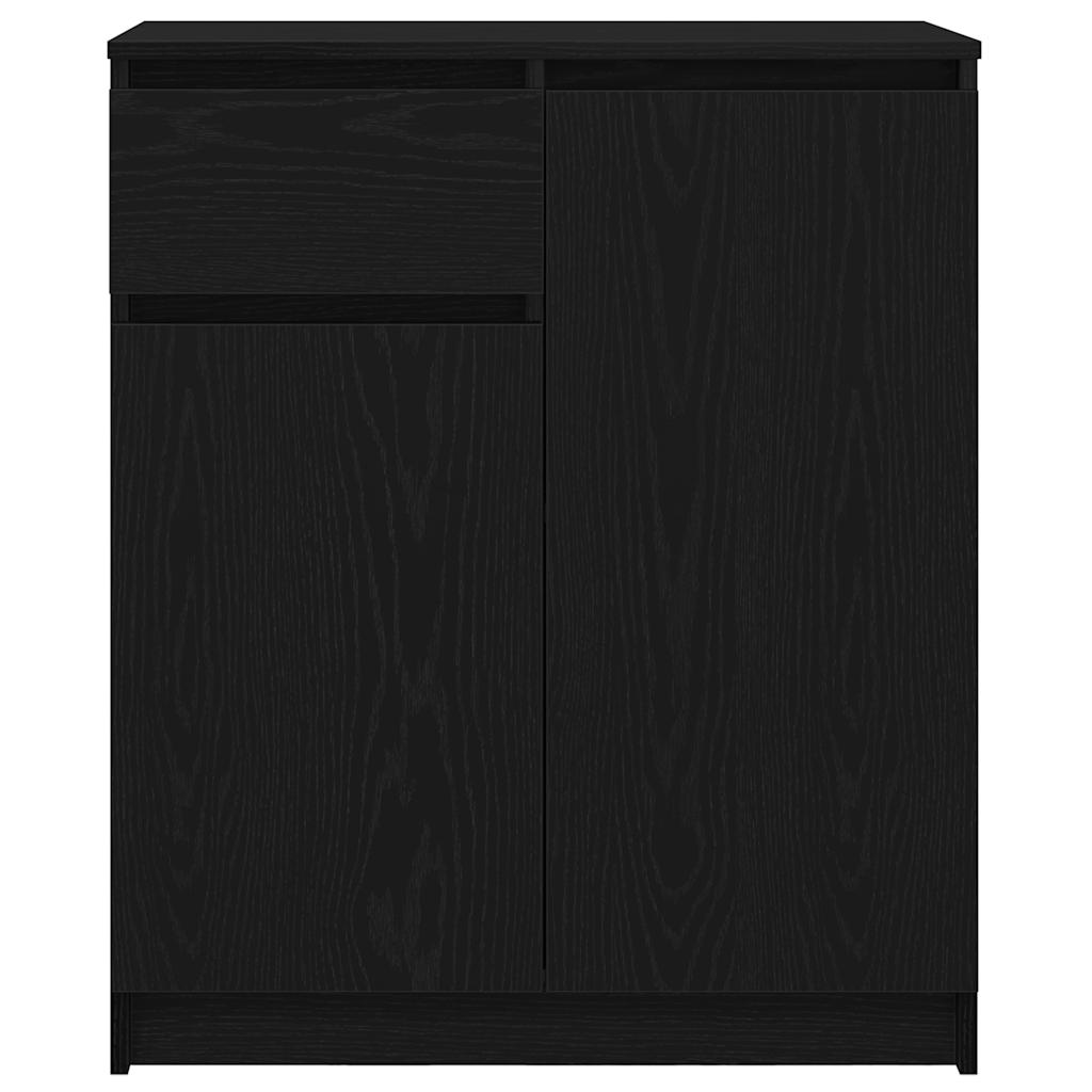 Aparador c/ gaveta derivados de madeira carvalho preto