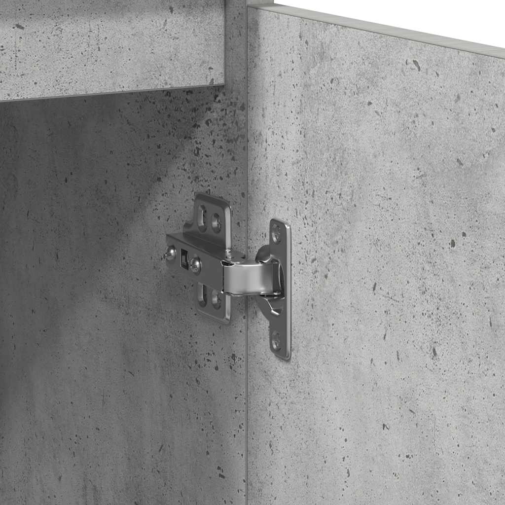 Aparador c/ gaveta derivados de madeira cinza cimento