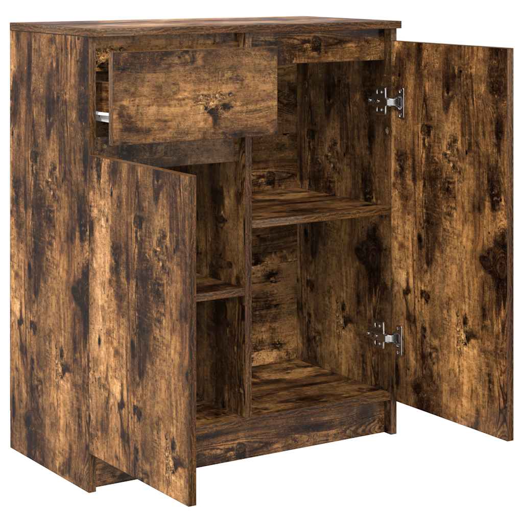 Aparador c/ gaveta derivados de madeira carvalho fumado