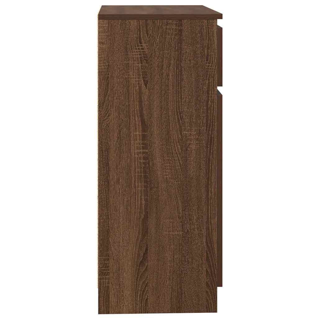 Aparador c/ gaveta 71x35x84cm deriv. madeira carvalho castanho