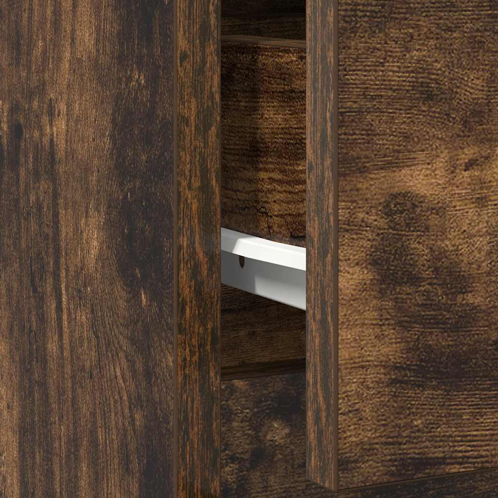 Aparador c/ gaveta derivados de madeira carvalho fumado