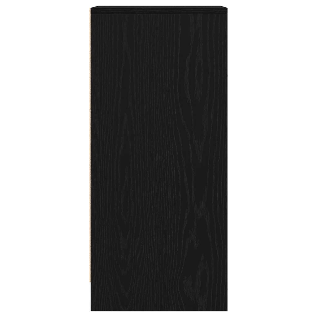 Aparador 29,5x34x76 cm derivados de madeira carvalho preto