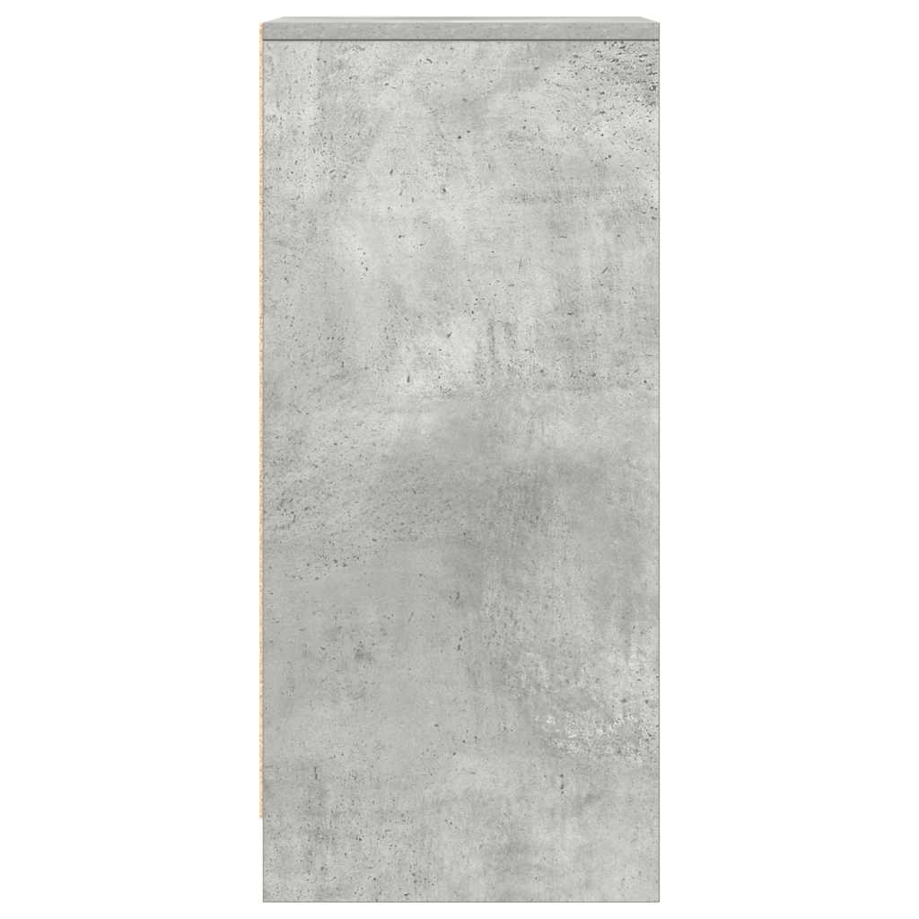 Aparador 29,5x34x76 cm derivados de madeira cinza cimento