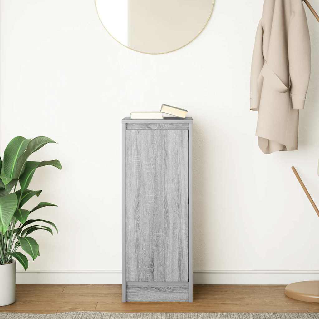 Aparador 29,5x34x76 cm derivados de madeira cinzento sonoma