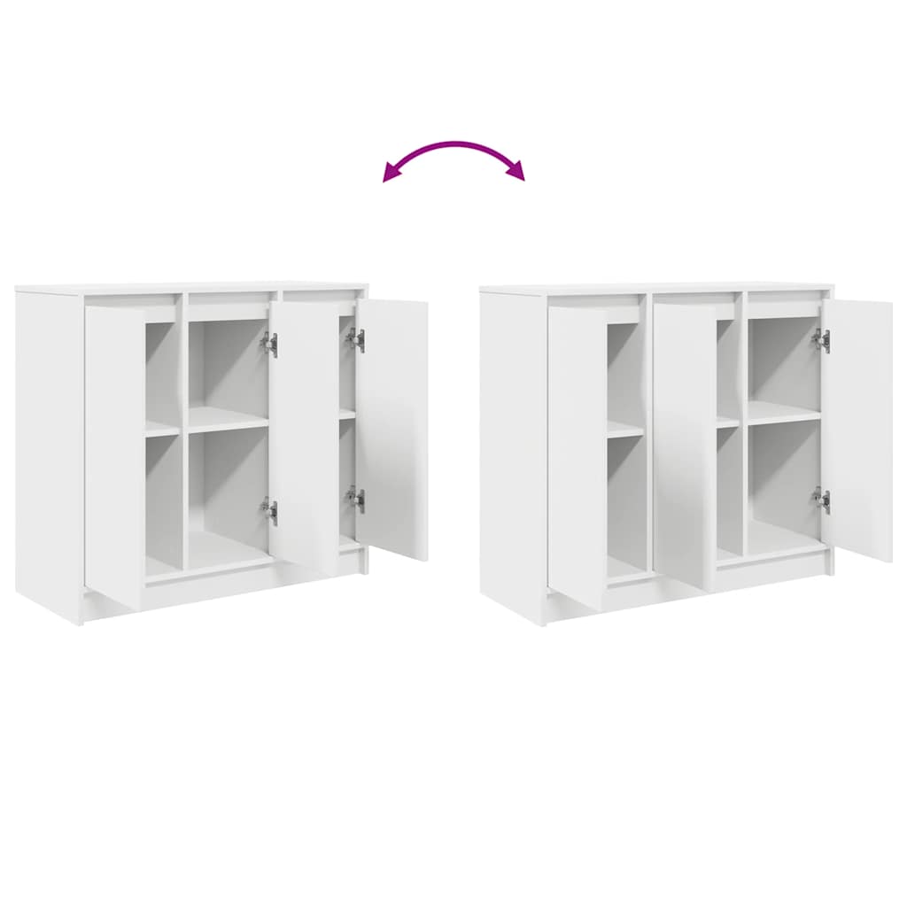 Aparador 85x34x76 cm derivados de madeira branco