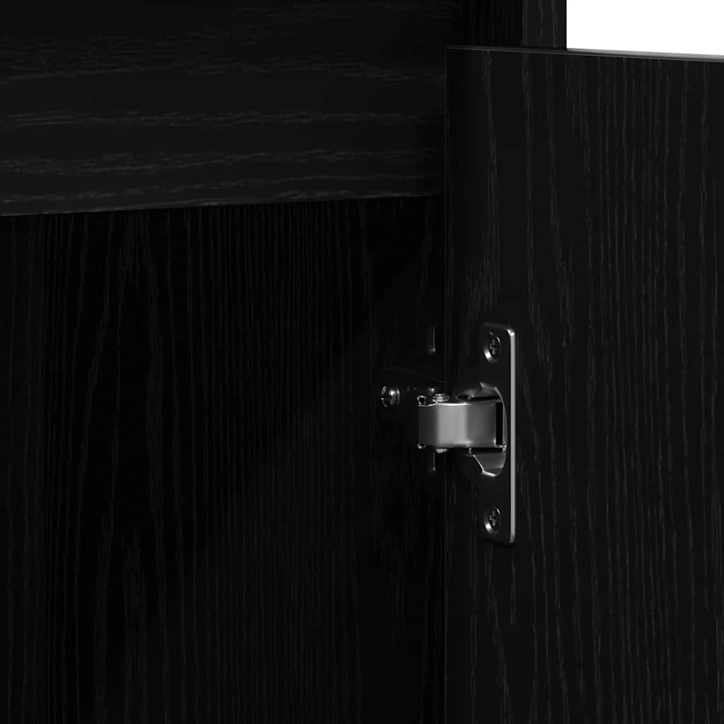 Aparador 85x34x76 cm derivados de madeira carvalho preto