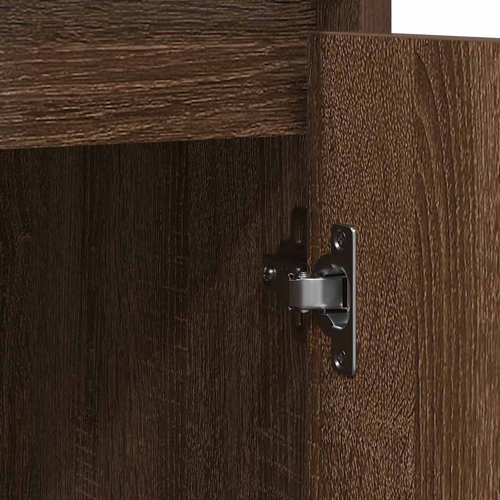 Aparador 85x34x76 cm derivados de madeira carvalho castanho