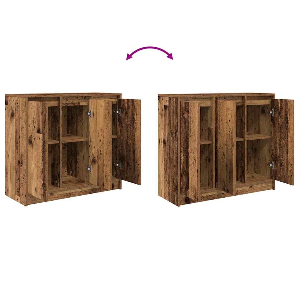 Aparador 85x34x76 cm derivados de madeira madeira velha