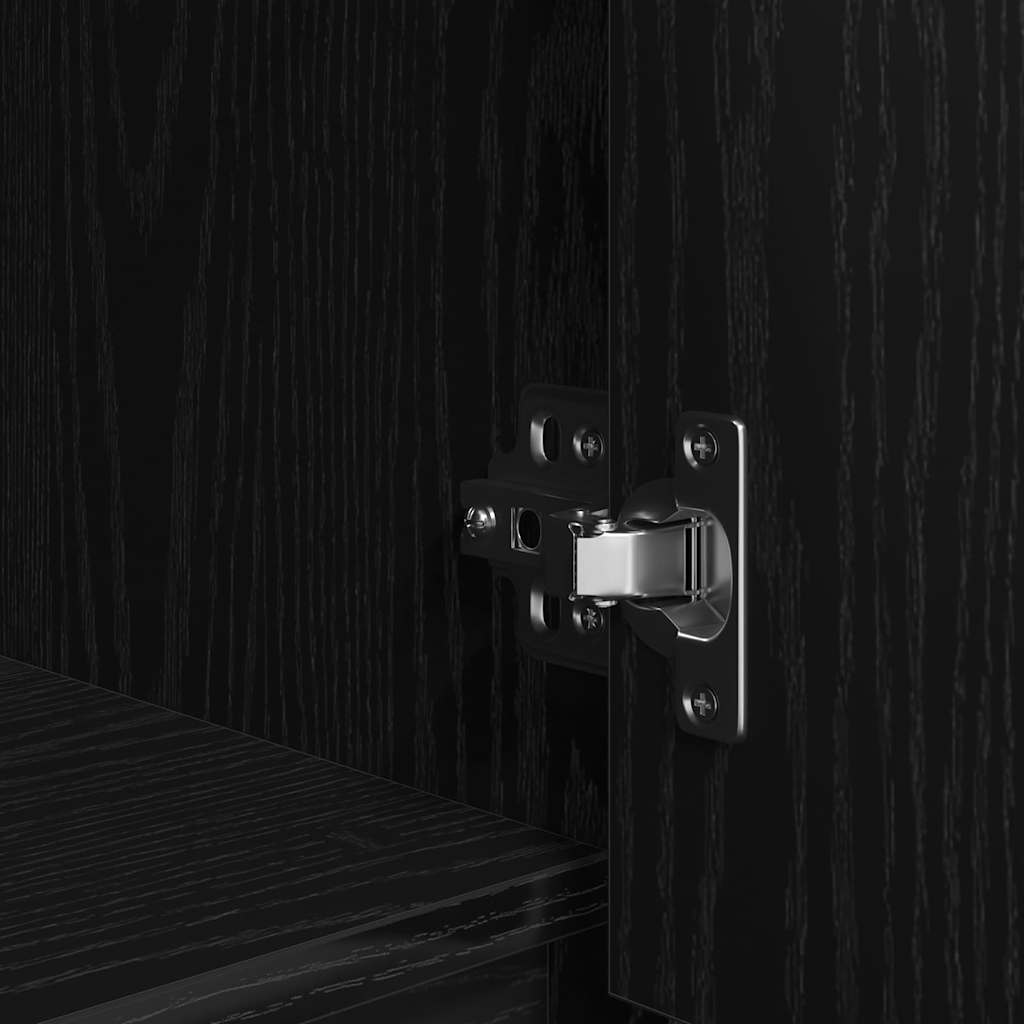 Armário com gaveta 55,5x34x119,5 cm carvalho preto