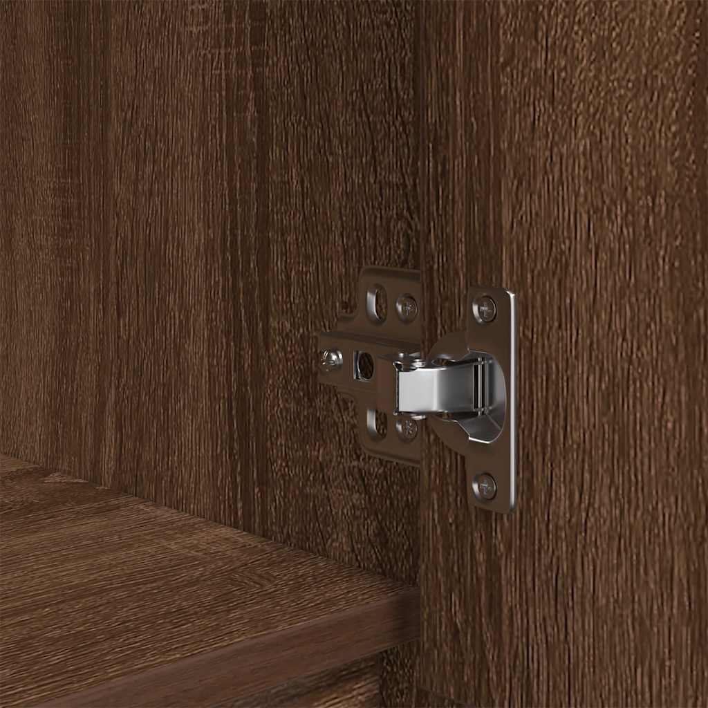 Armário com gaveta 55,5x34x119,5 cm carvalho castanho