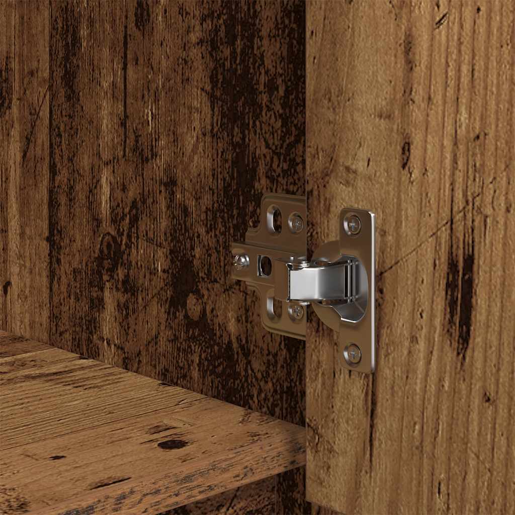 Armário com gaveta 55,5x34x119,5 cm madeira velha