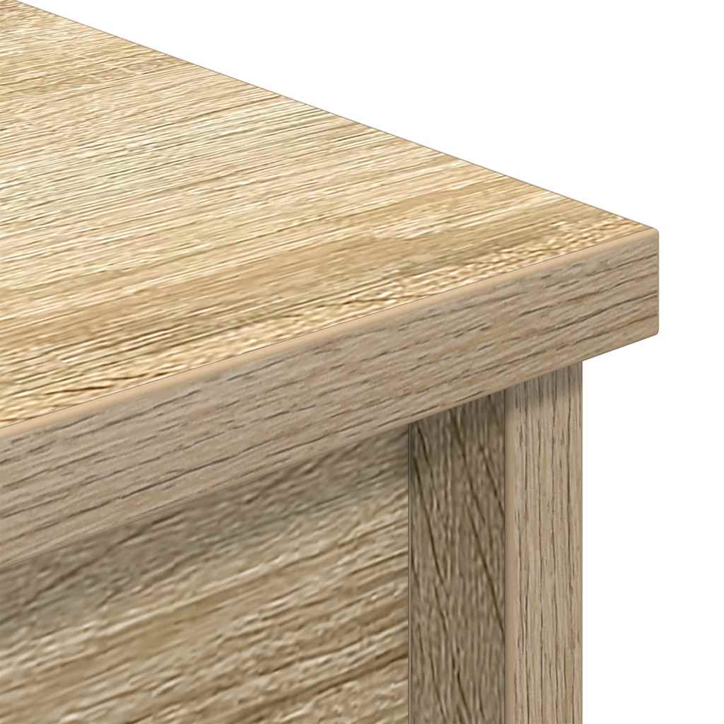 Aparador alto 37,5x35x180 cm derivados madeira carvalho sonoma