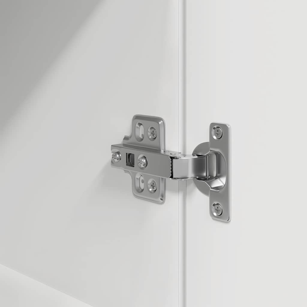 Aparador alto 37,5x35x180 cm derivados de madeira branco