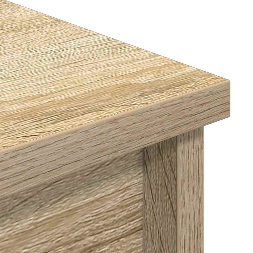 Aparador alto 37,5x35x180 cm derivados madeira carvalho sonoma