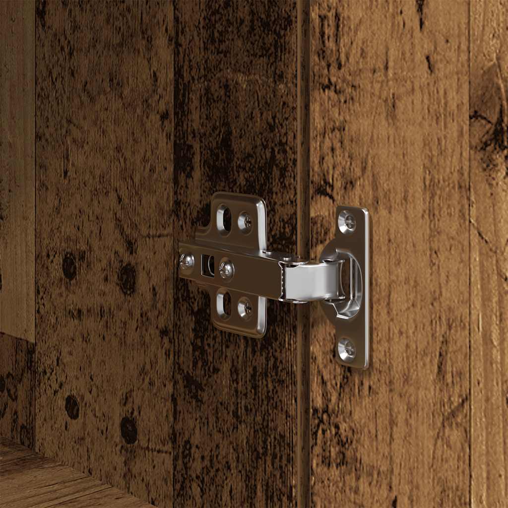 Armário alto 37,5x35x180cm derivados de madeira madeira velha