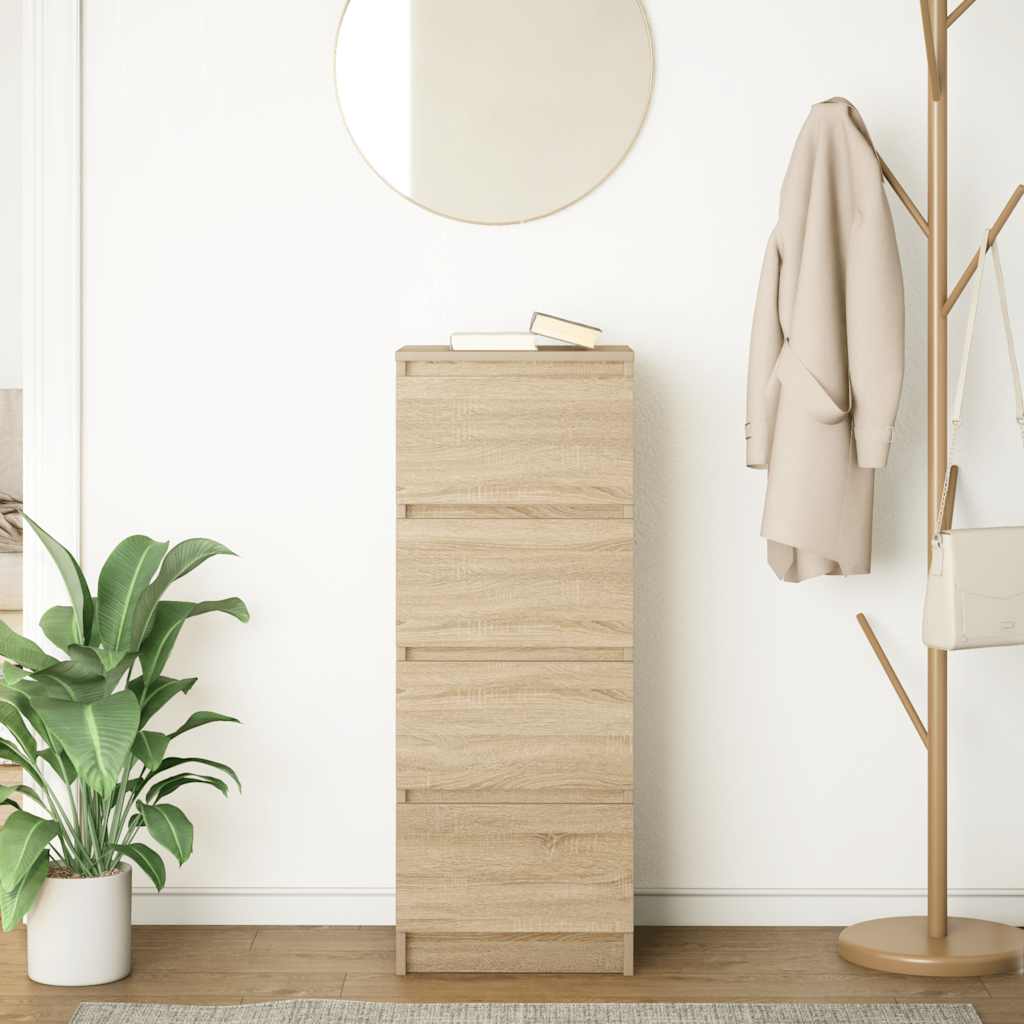 Aparador 37,5x35x99 cm derivados de madeira carvalho sonoma