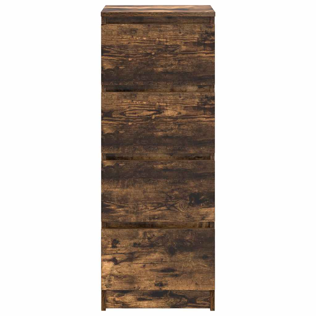 Aparador 37,5x35x99 cm derivados de madeira cor carvalho fumado