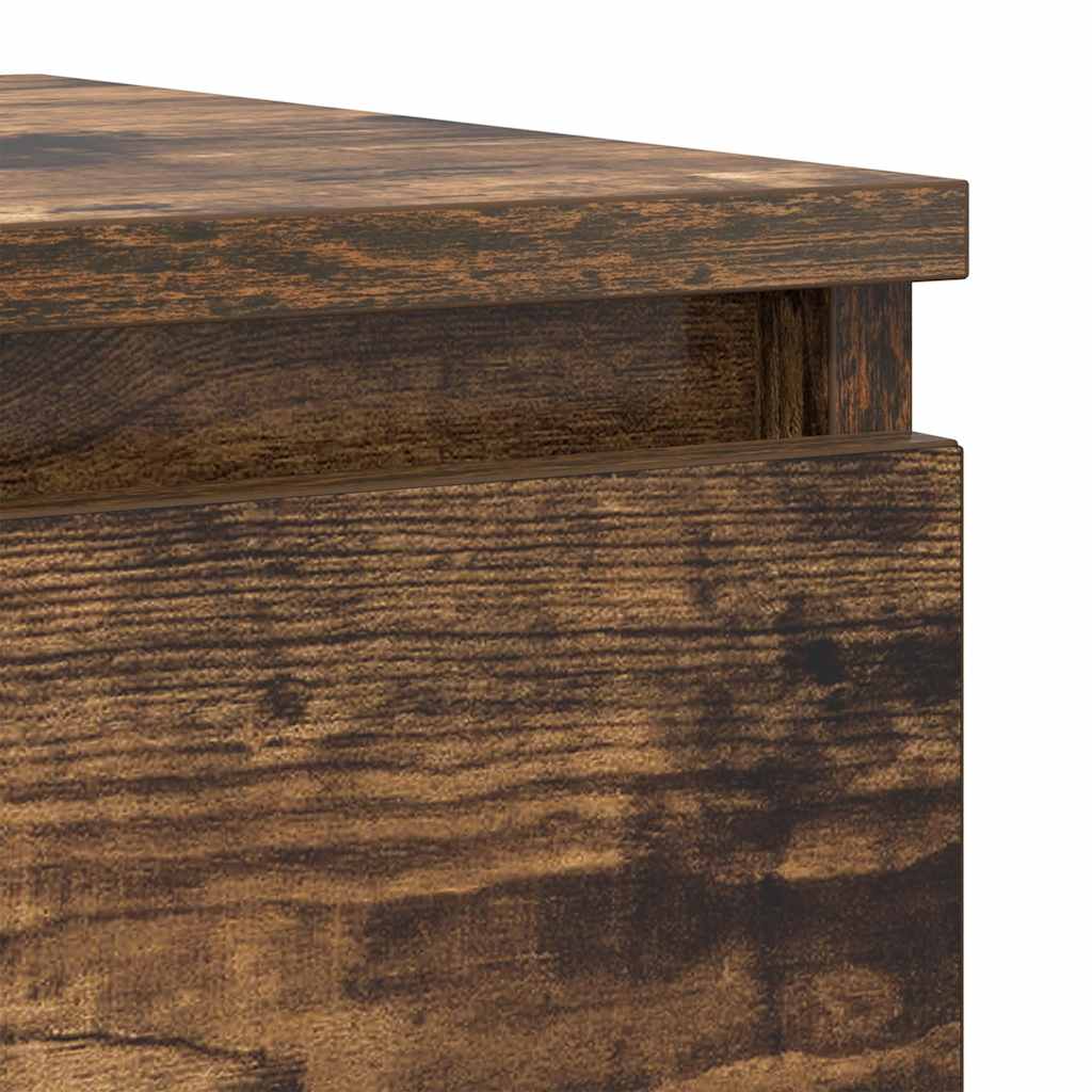 Aparador 37,5x35x99 cm derivados de madeira cor carvalho fumado