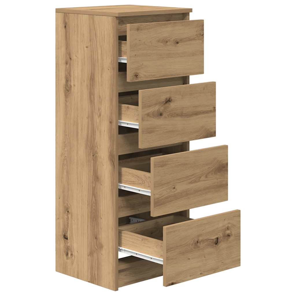 Aparador 37,5x35x99 cm derivados de madeira carvalho artisiano