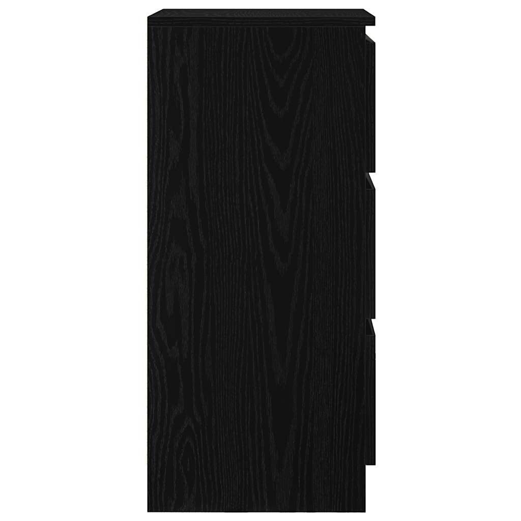 Aparador 37,5x35x76 cm derivados de madeira carvalho preto