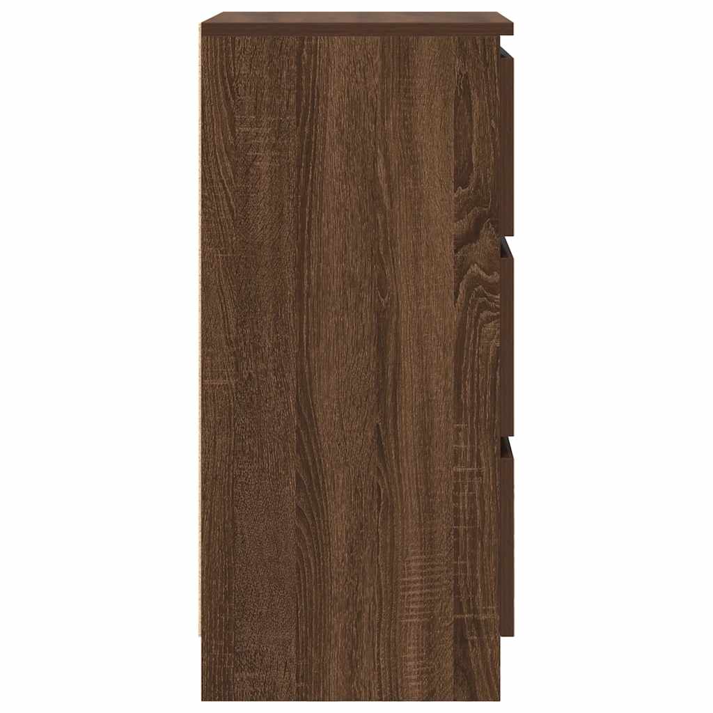 Aparador 37,5x35x76 cm derivados de madeira carvalho castanho