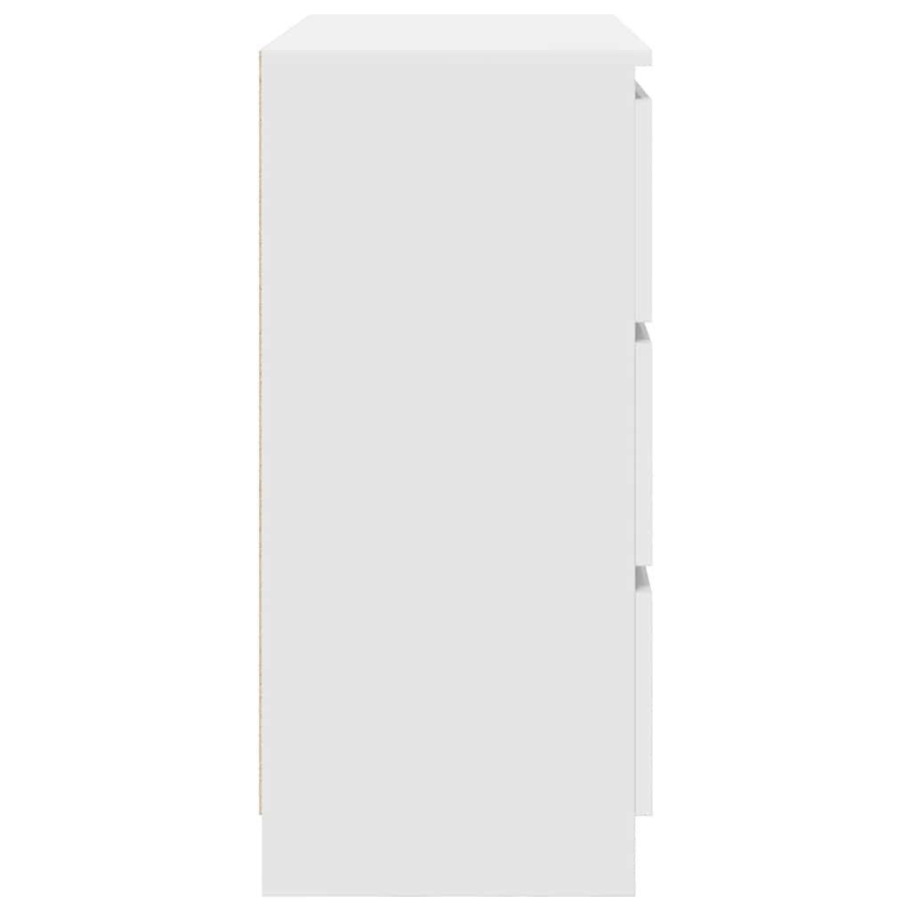 Aparador 80x35x76 cm derivados de madeira branco