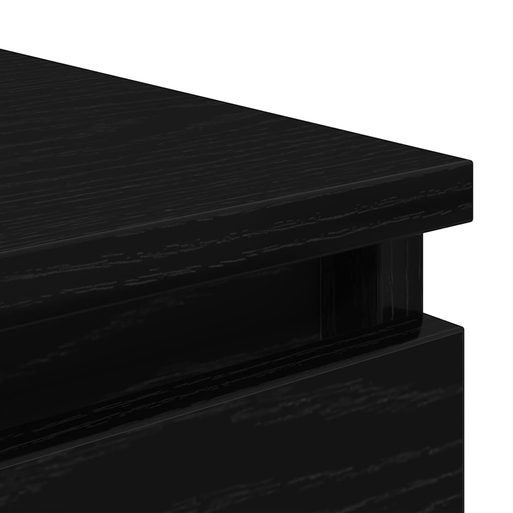 Aparador 37,5x35x76 cm derivados de madeira carvalho preto