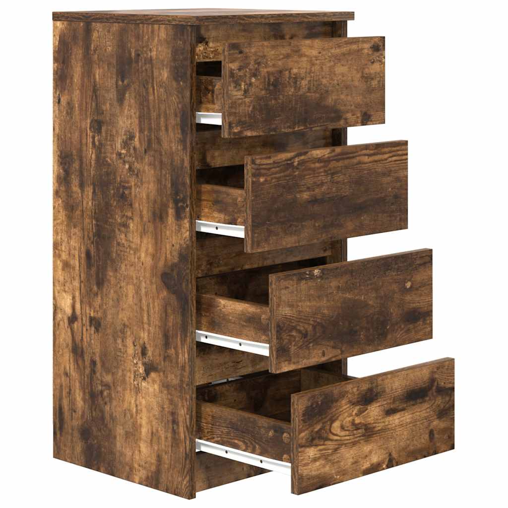 Aparador 37,5x35x76 cm derivados de madeira carvalho fumado