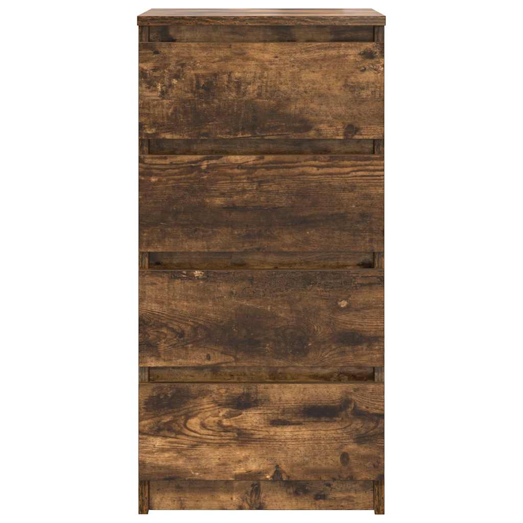 Aparador 37,5x35x76 cm derivados de madeira carvalho fumado