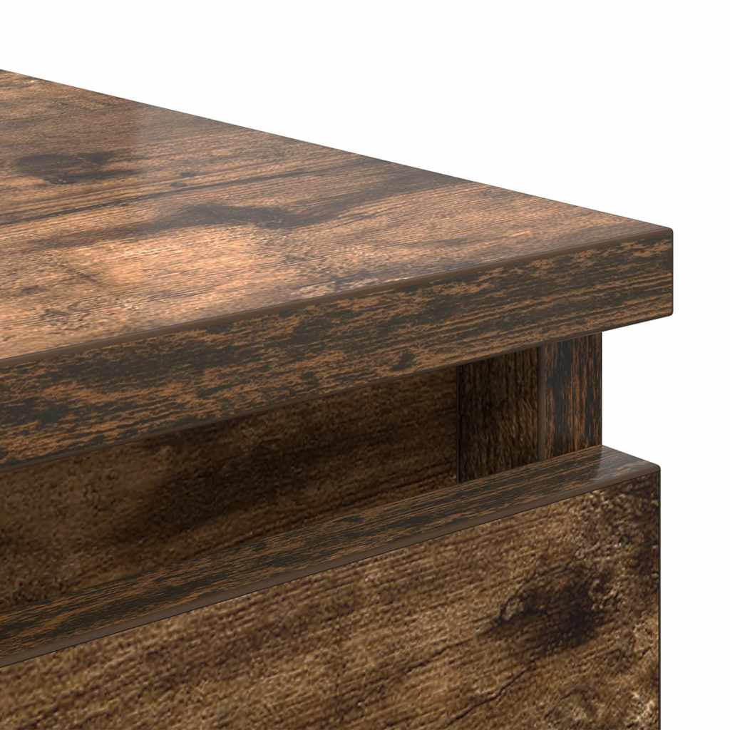 Aparador com gavetas derivados de madeira carvalho fumado