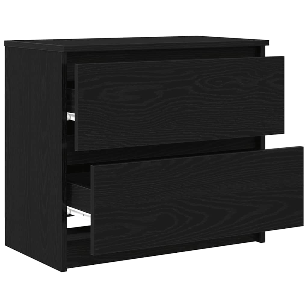 Móvel de TV 60x35x54 cm derivados de madeira preto