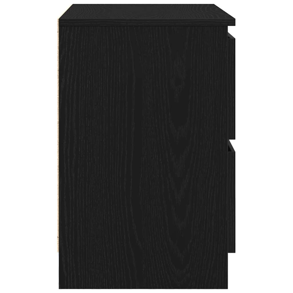 Móvel de TV 60x35x54 cm derivados de madeira preto