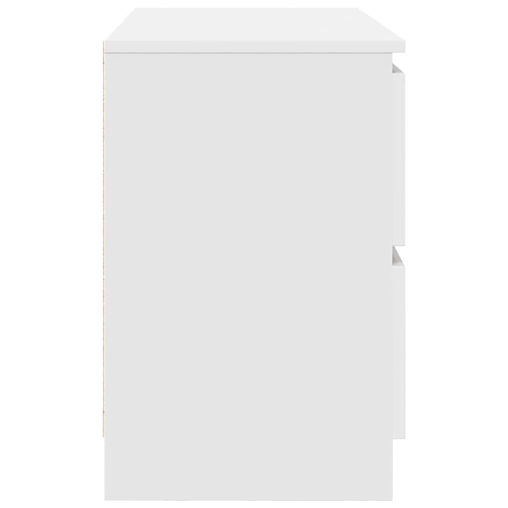 Móvel de TV 80x35x54 cm derivados de madeira branco