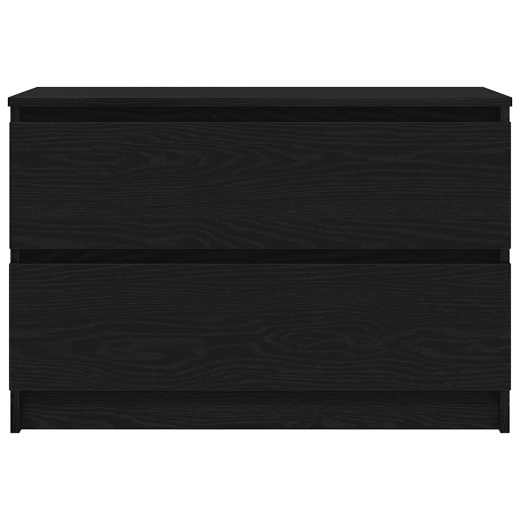 Móvel de TV 80x35x54 cm derivados de madeira preto