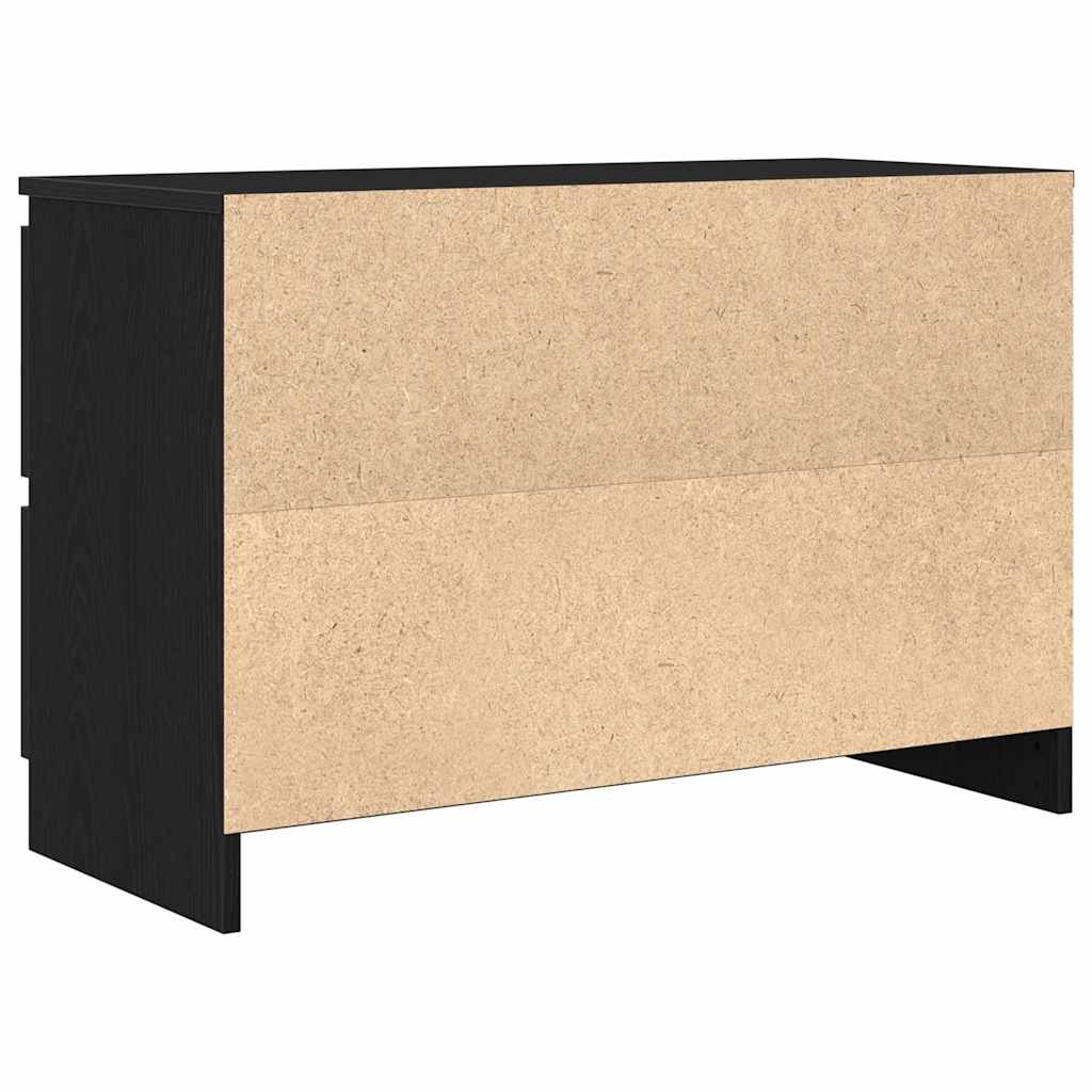 Móvel de TV 80x35x54 cm derivados de madeira preto