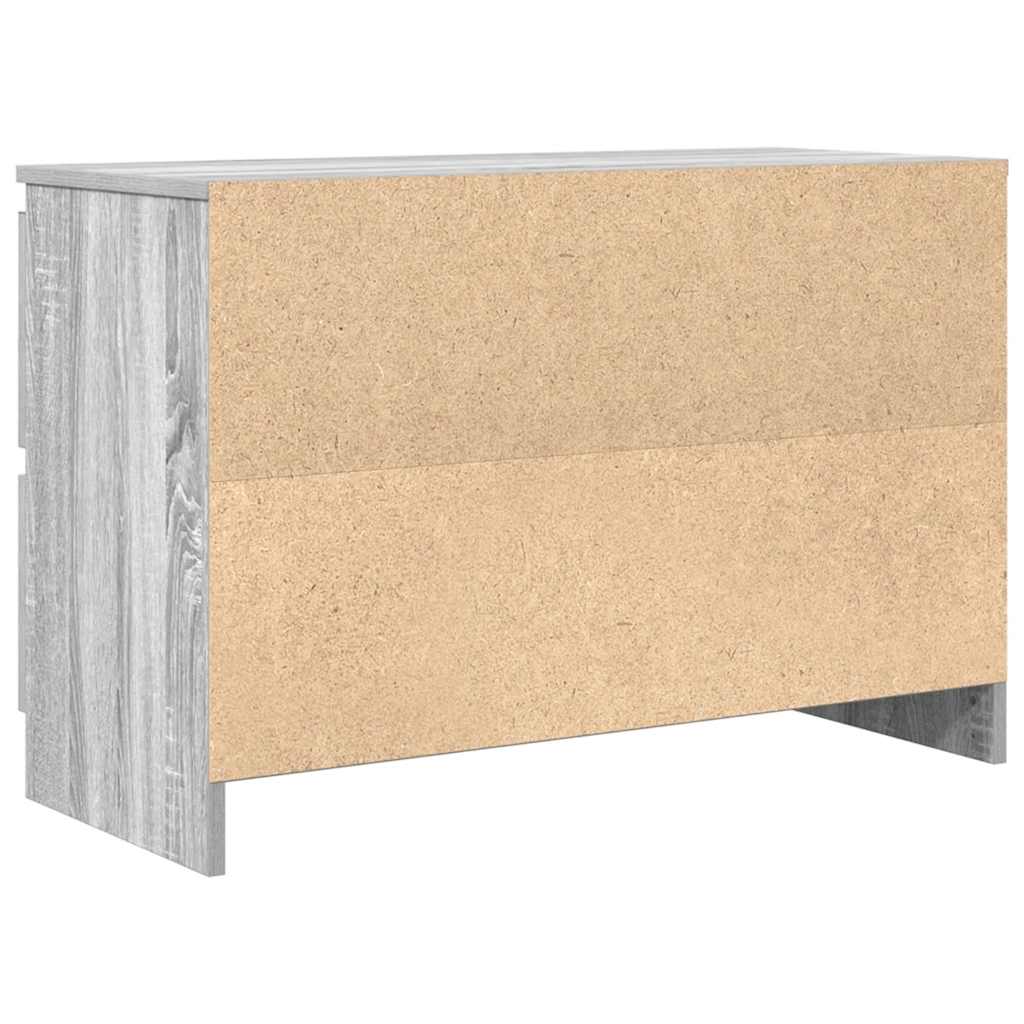 Móvel de TV 80x35x54 cm derivados de madeira cinzento sonoma