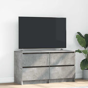 Móvel p/ TV 100x35x54 cm madeira processada cinzento cimento