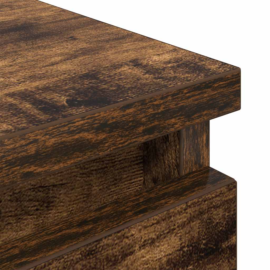 Móvel p/ TV 100x35x54 cm madeira processada carvalho fumado