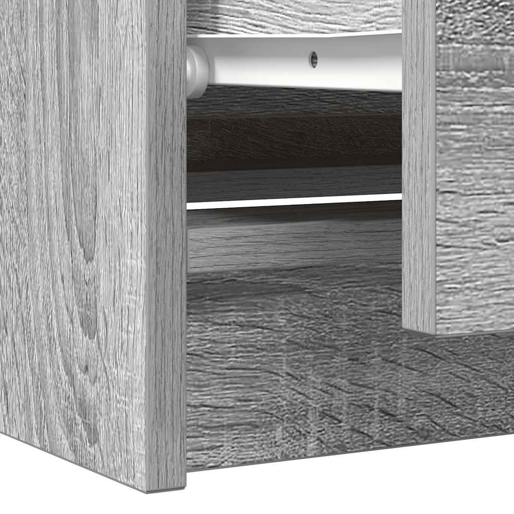 Móvel de TV 100x35x54 cm derivados de madeira cinzento sonoma
