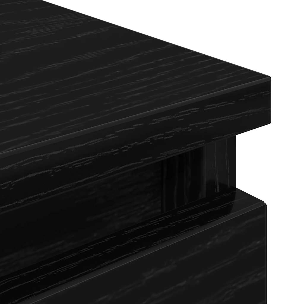 Móvel de TV 100x35x54 cm madeira processada preto