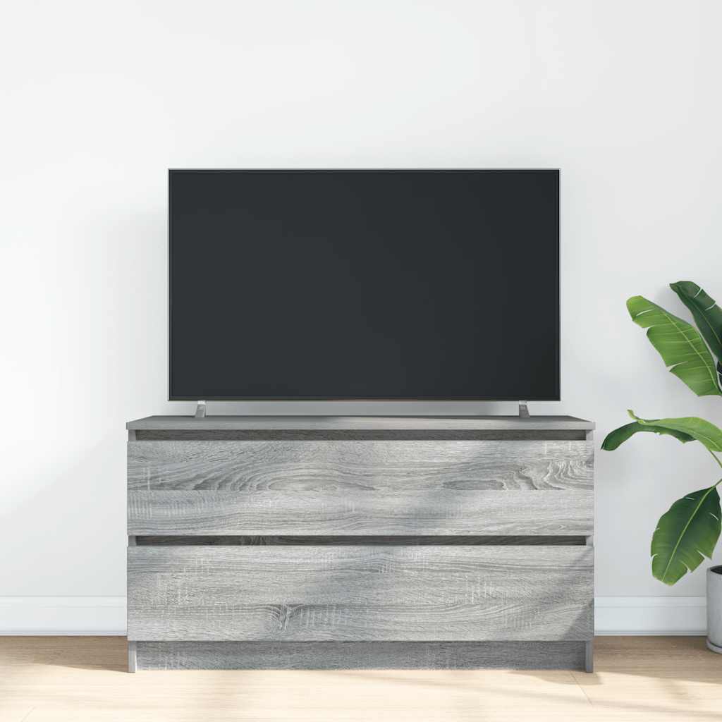 Móvel de TV 100x35x54 cm derivados de madeira cinzento sonoma