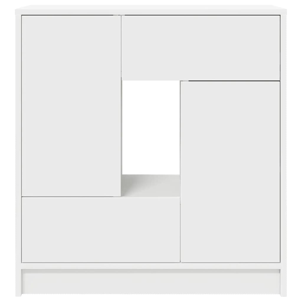 Aparador c/ gavetas e portas 70,5x34x74,5 cm branco